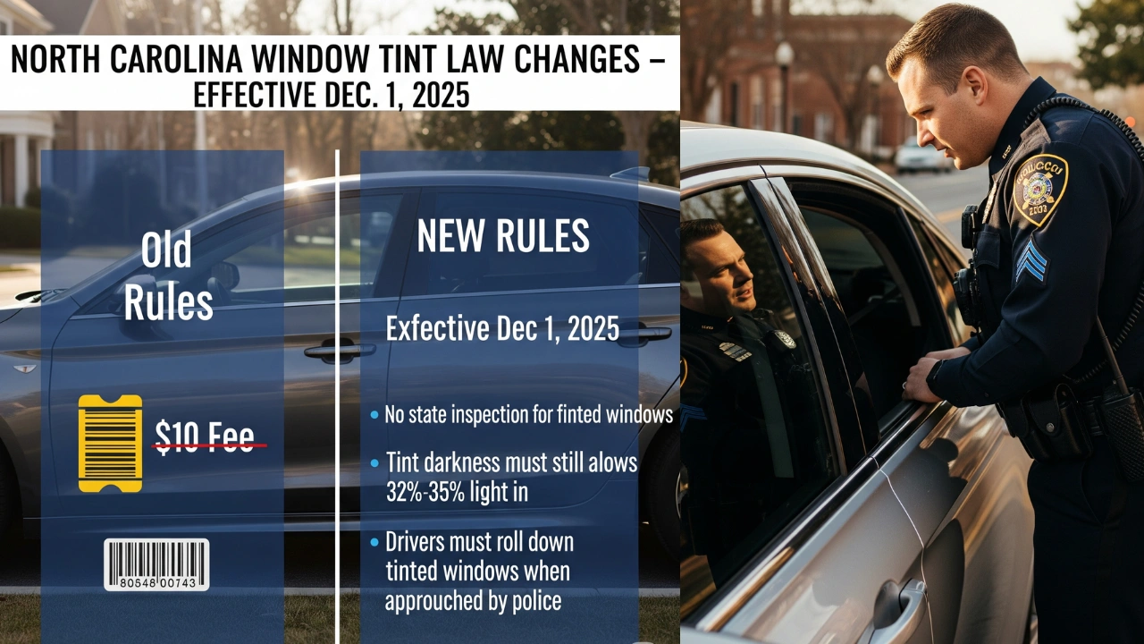 North Carolina Window Tint Law Changes 2025 - Updated Rules Explained
